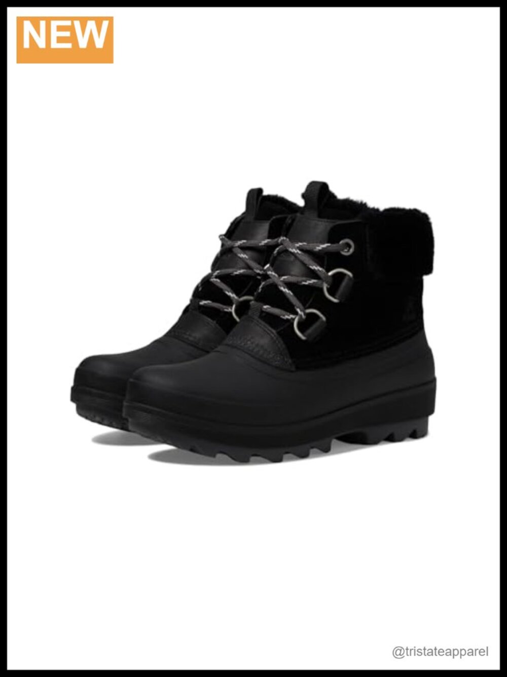 Women's Waterproof Suede Lace-Up Winter Snow Boots - Fleece Lined -40°F